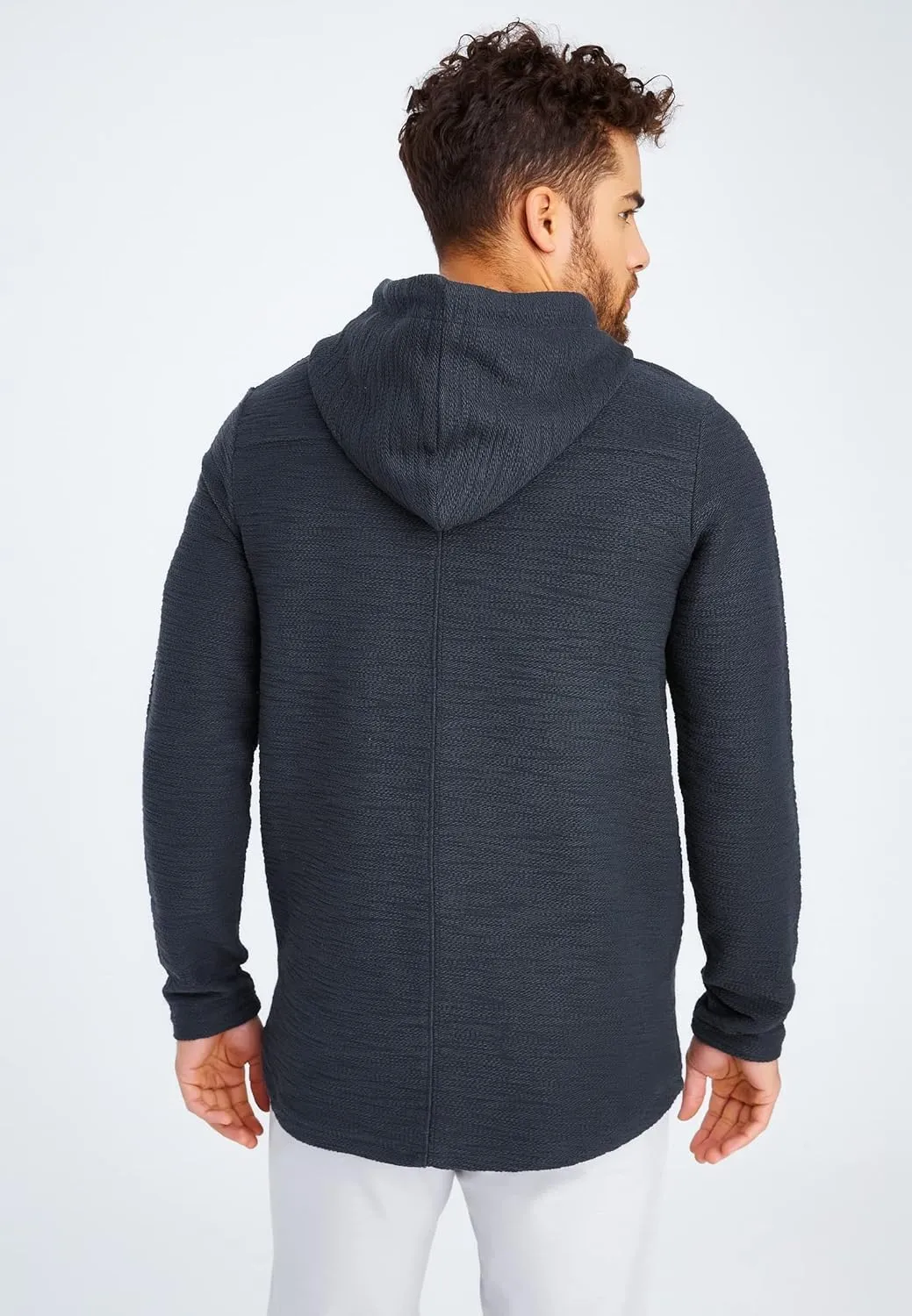 Leif Nelson Men's Oversized Slim Fit Hoodie LN6300