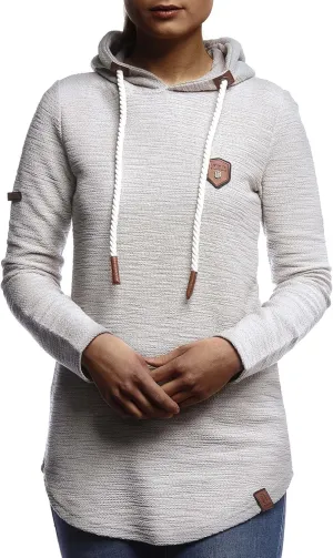 Leif Nelson women's Hoodie Pullover Hooded oversize Sweatshirt Sweater Longsleeve Long Sleeve Casual LN1900