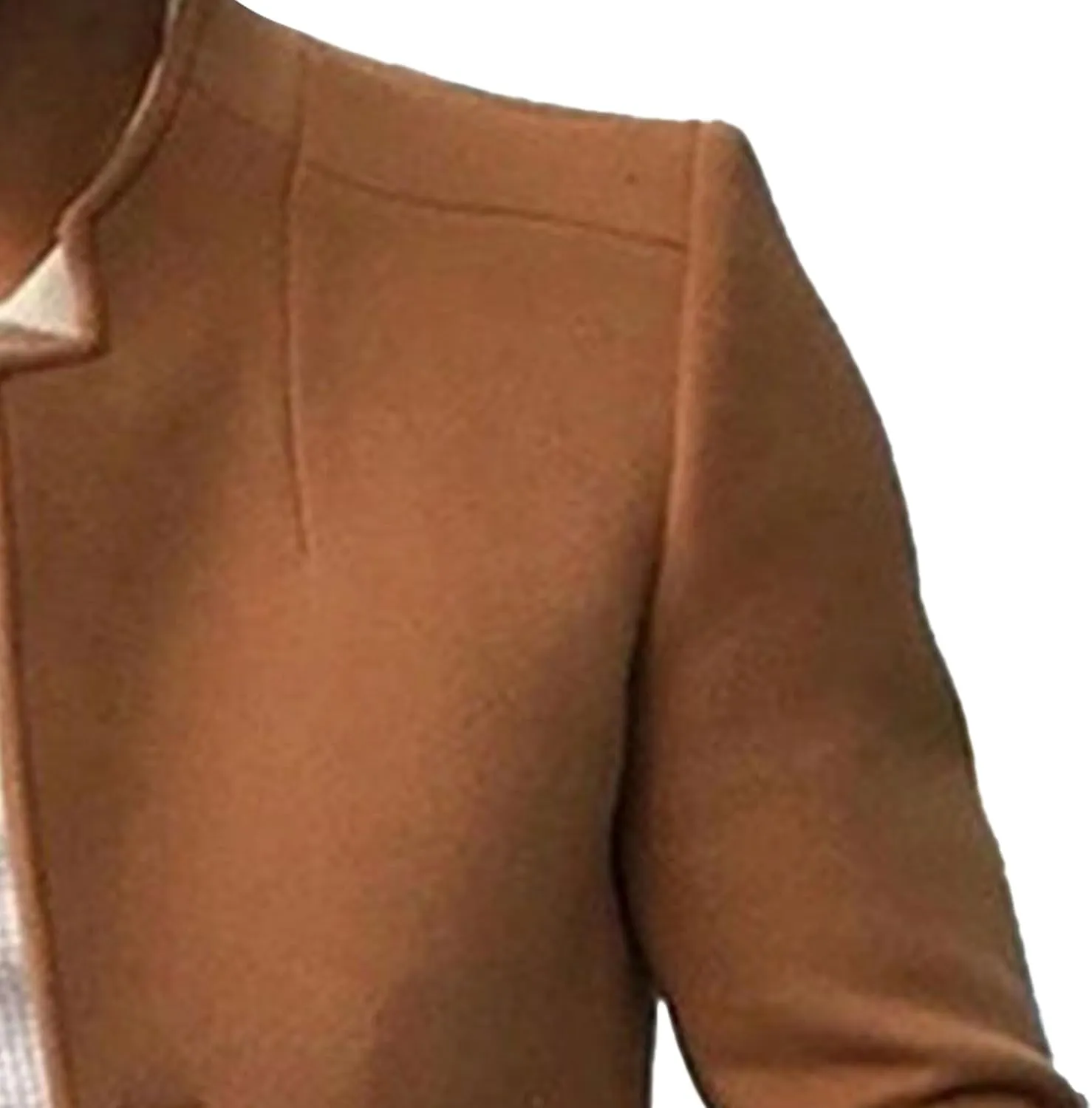 Maiyifu-GJ Mens Single Breasted Trench Coat Winter Warm Blend Pea Coat Lapel Work Business Jacket Outerwear