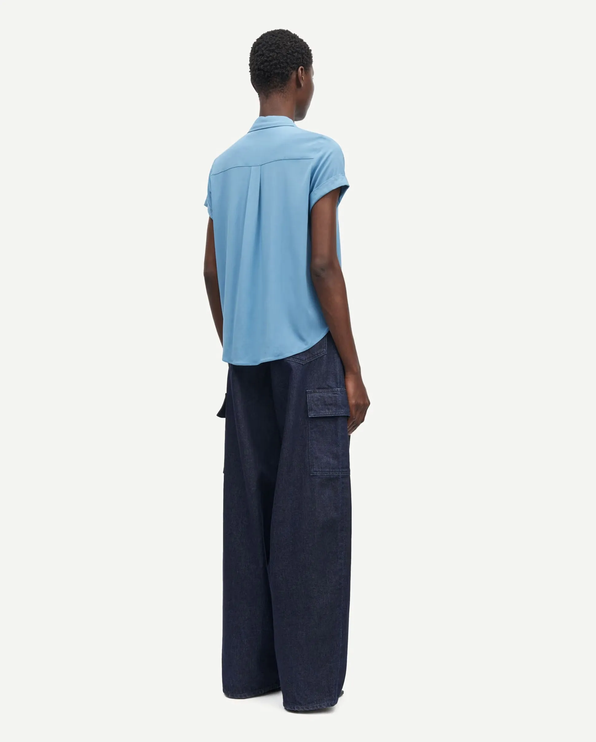 MAJAN SS SHIRT 9942 / BLUE HEAVEN