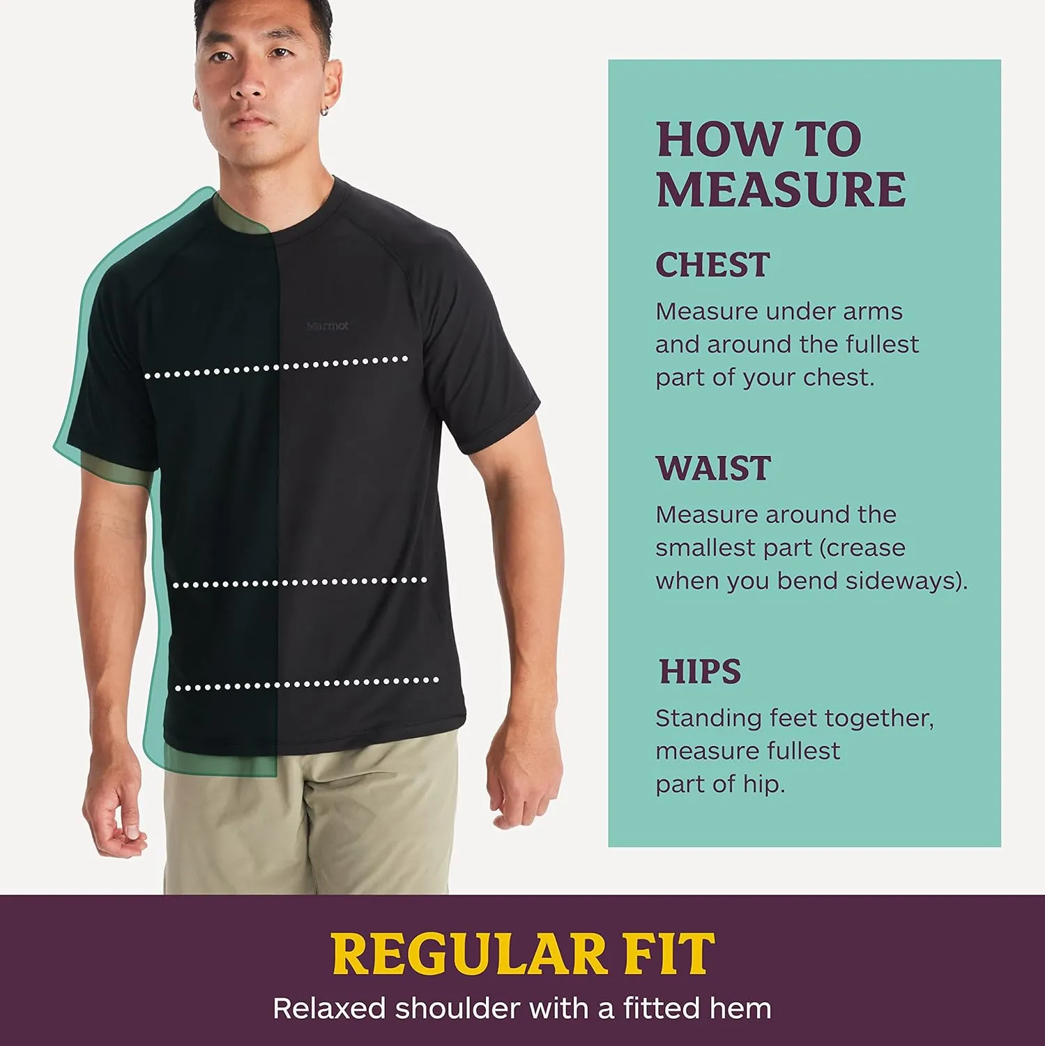 MARMOT Men's Windridge Moisture-Wicking, Eco-Friendly, Breathable, UPF Short Sleeve Shirt