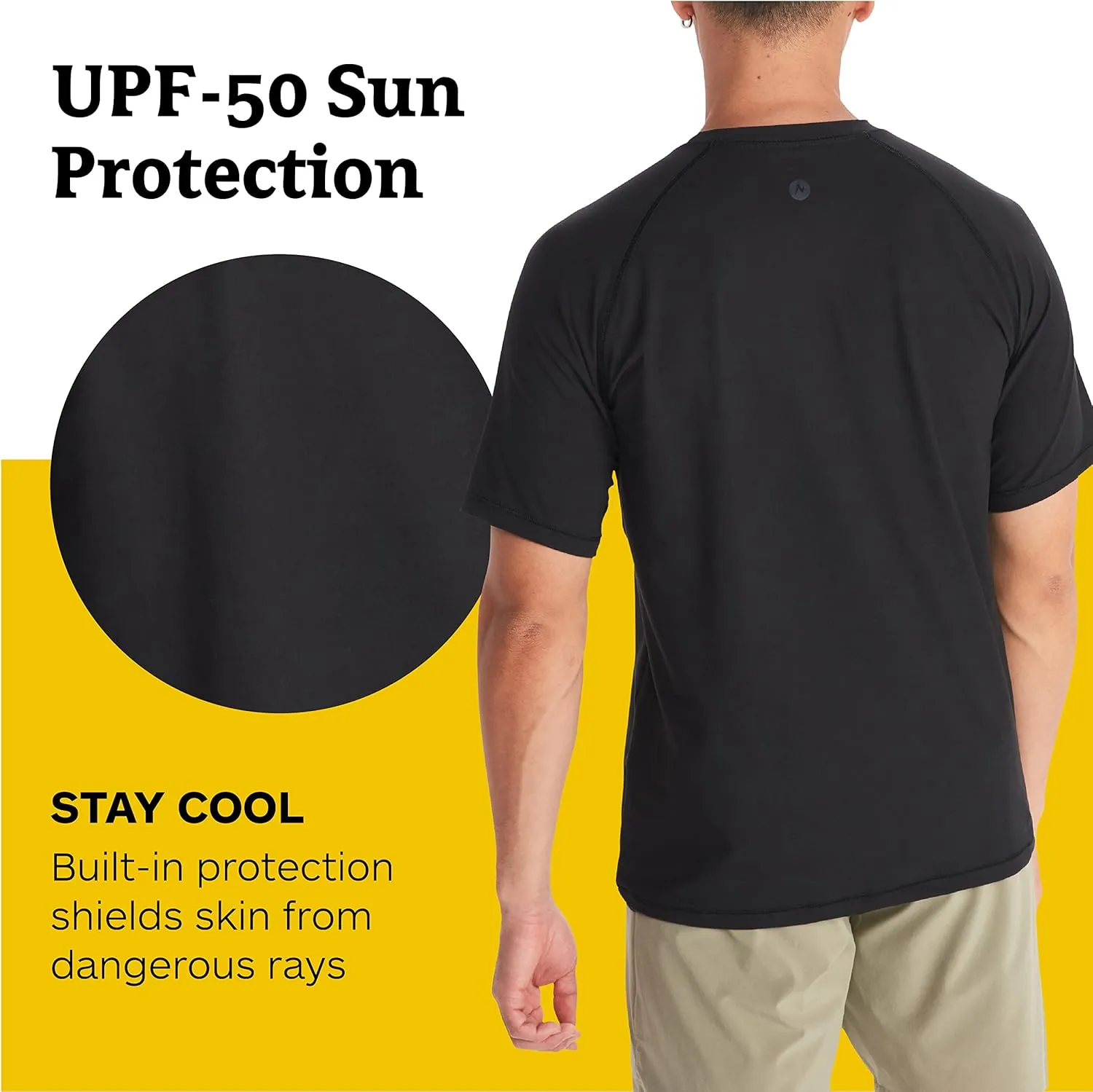 MARMOT Men's Windridge Moisture-Wicking, Eco-Friendly, Breathable, UPF Short Sleeve Shirt