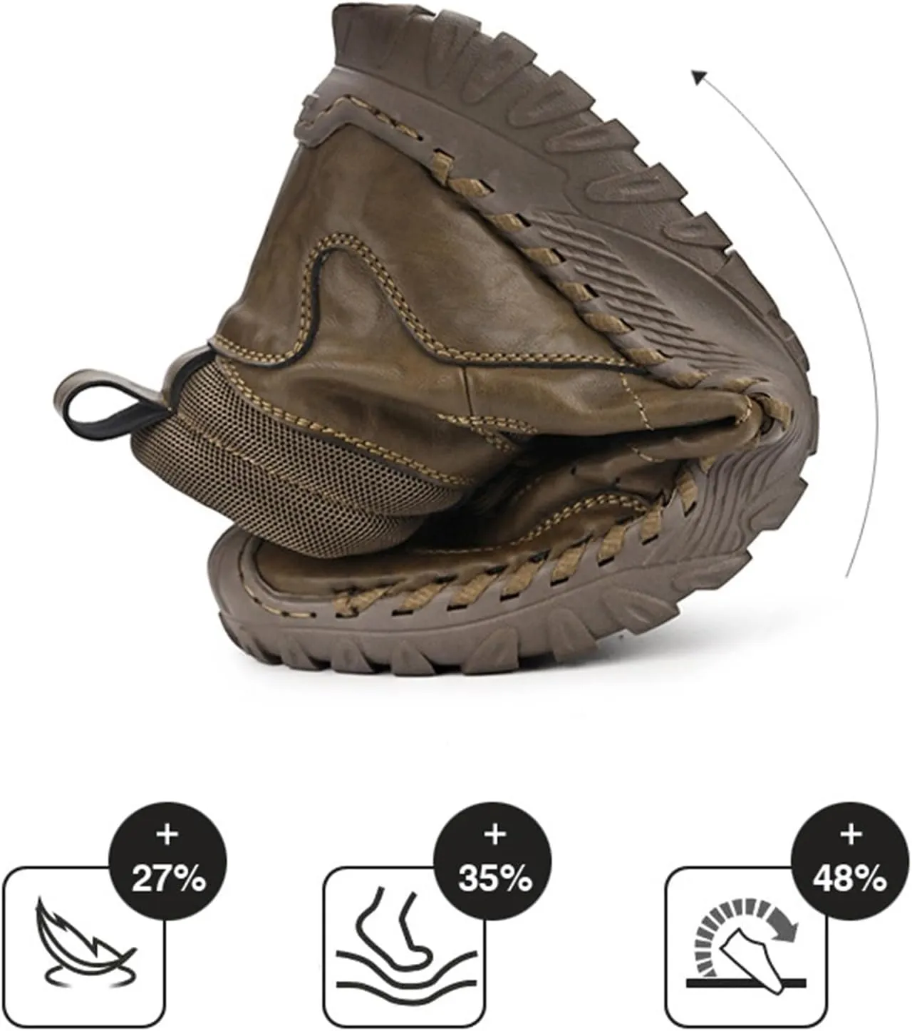 Men Work Boots Steel Toe Hiking Sneakers Warm Fur Lined Womens Safety Toe Shoes Soft Toe Work Botas Soft Toe Non Slip Rubber Sole Hike Grounded Footwear