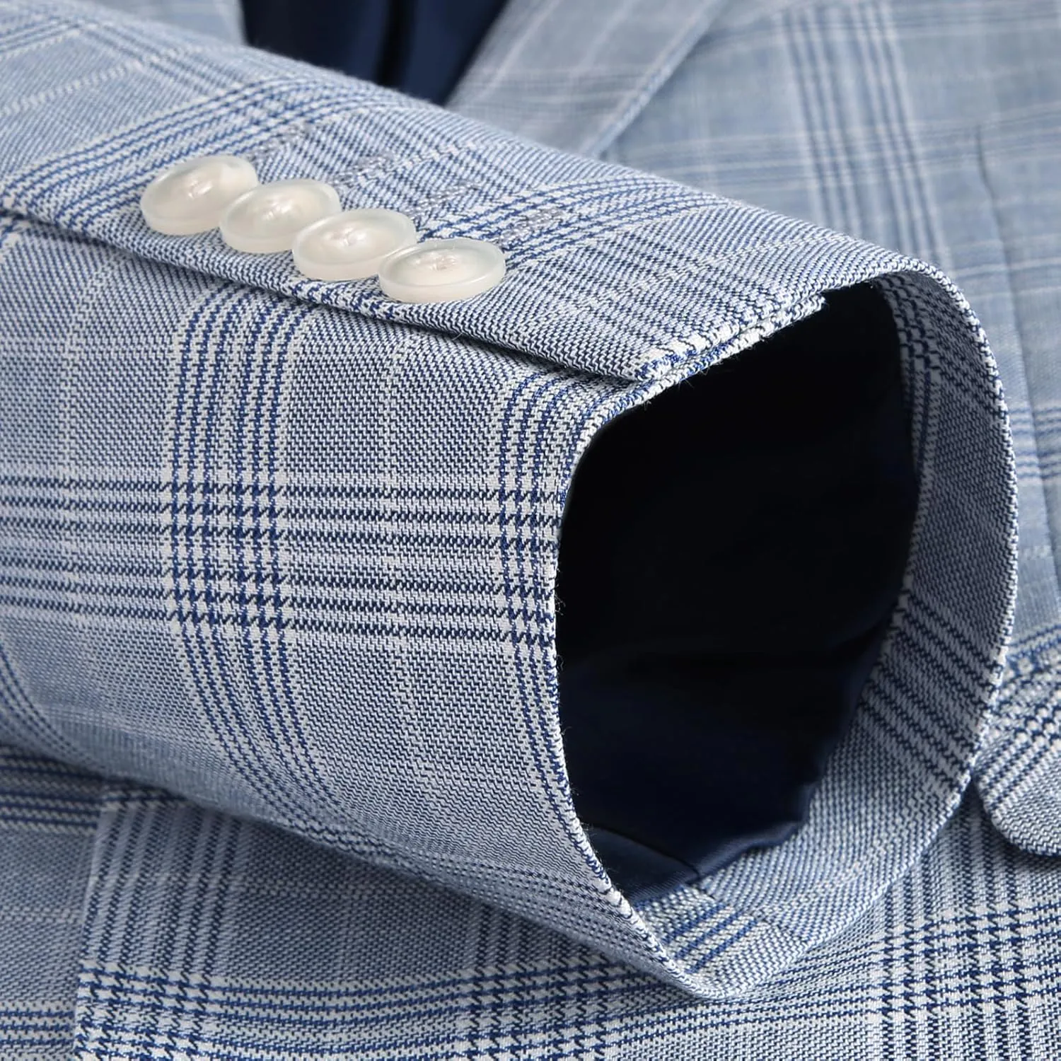 Men's Plaid Blazer Sport Coats Jackets Slim Fit Lightweight Casual Checkered Blazer for Men
