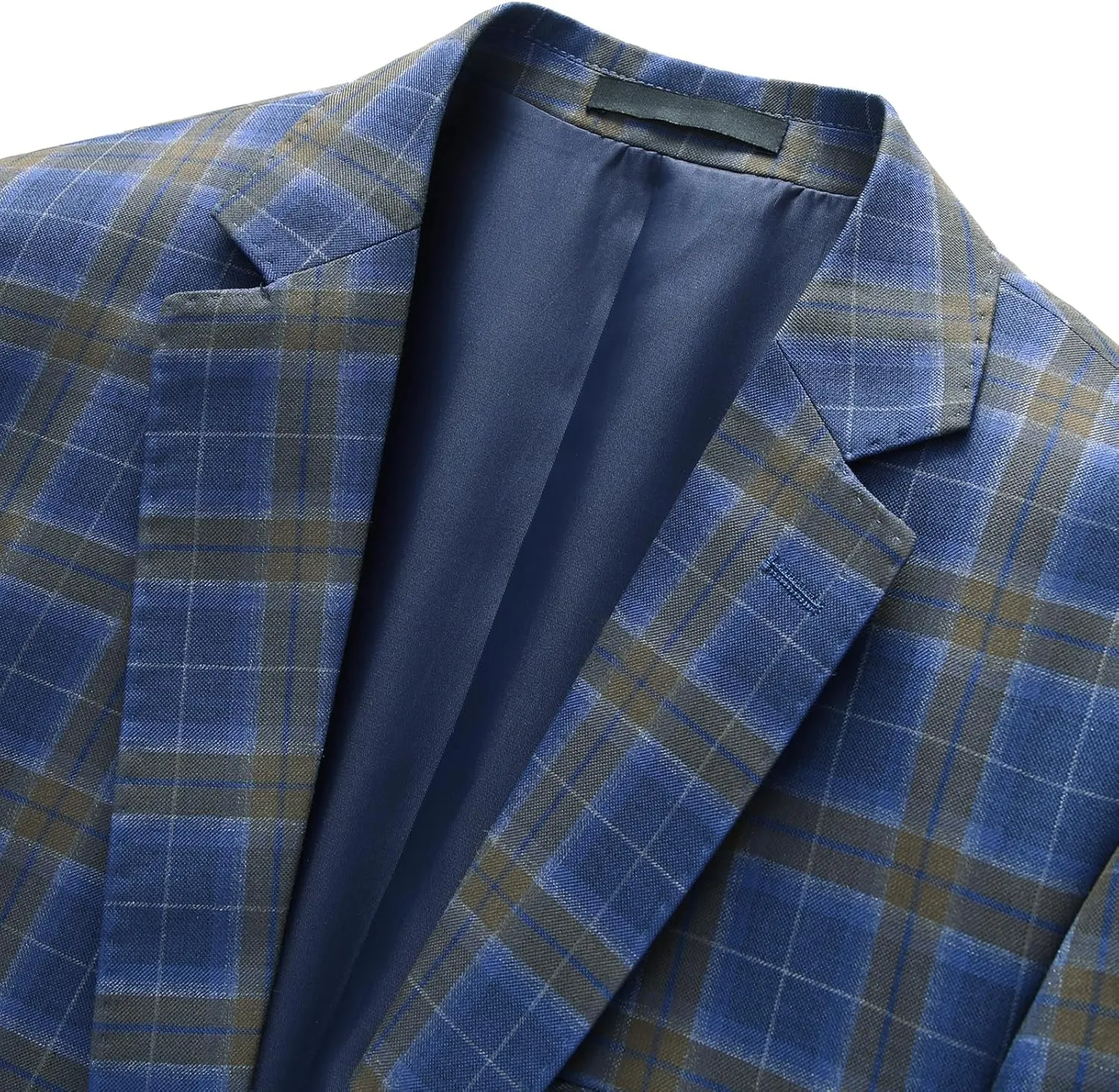 Men's Plaid Blazer Sport Coats Jackets Slim Fit Lightweight Casual Checkered Blazer for Men