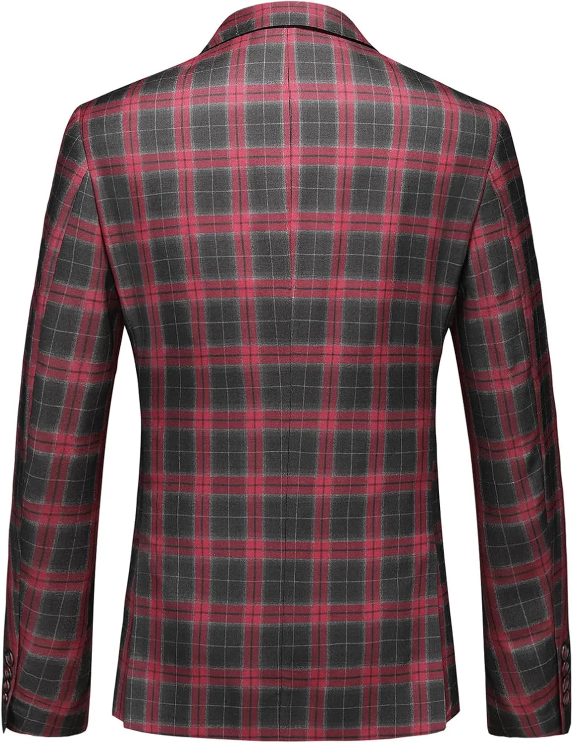Men's Plaid Blazer Sport Coats Jackets Slim Fit Lightweight Casual Checkered Blazer for Men