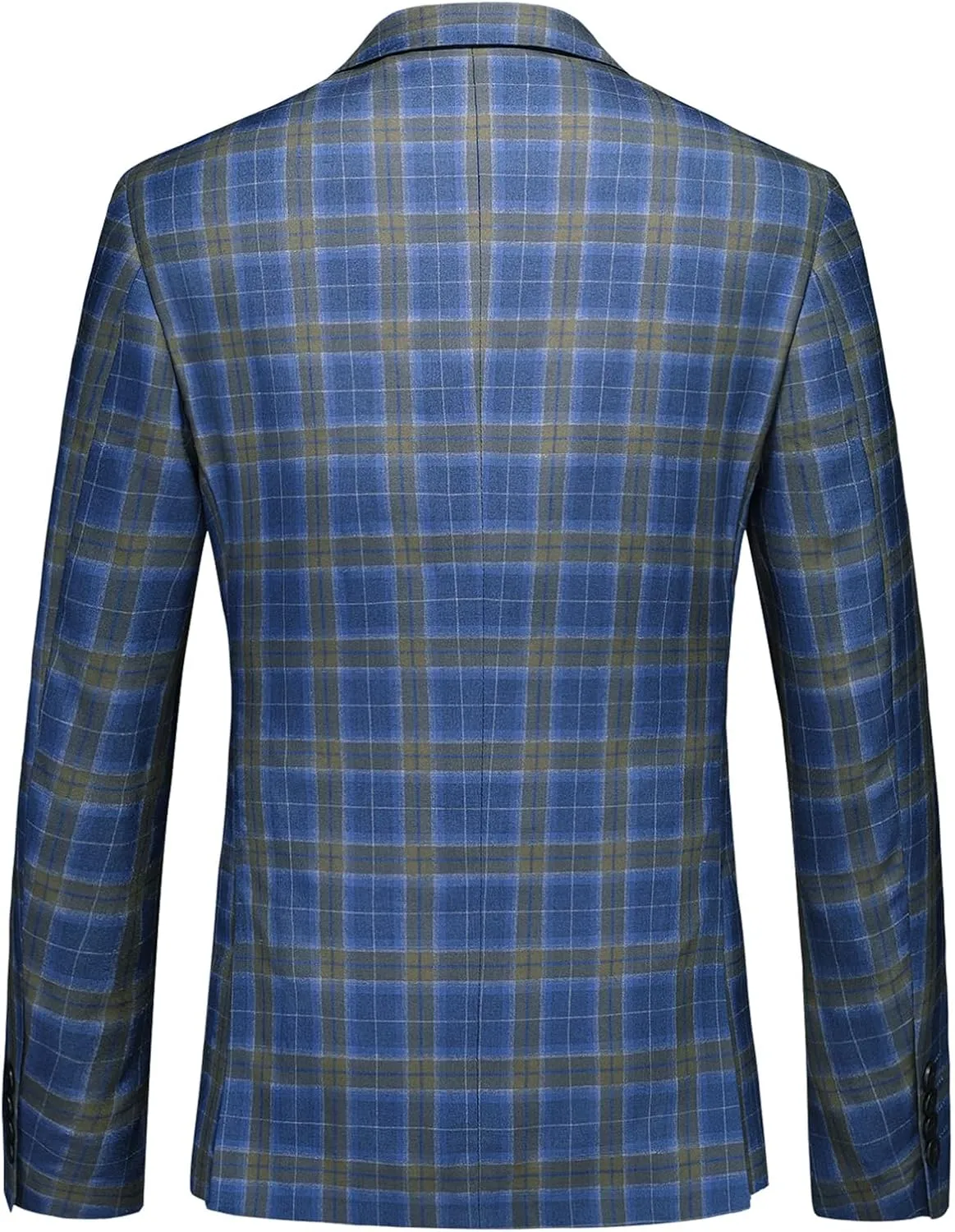 Men's Plaid Blazer Sport Coats Jackets Slim Fit Lightweight Casual Checkered Blazer for Men