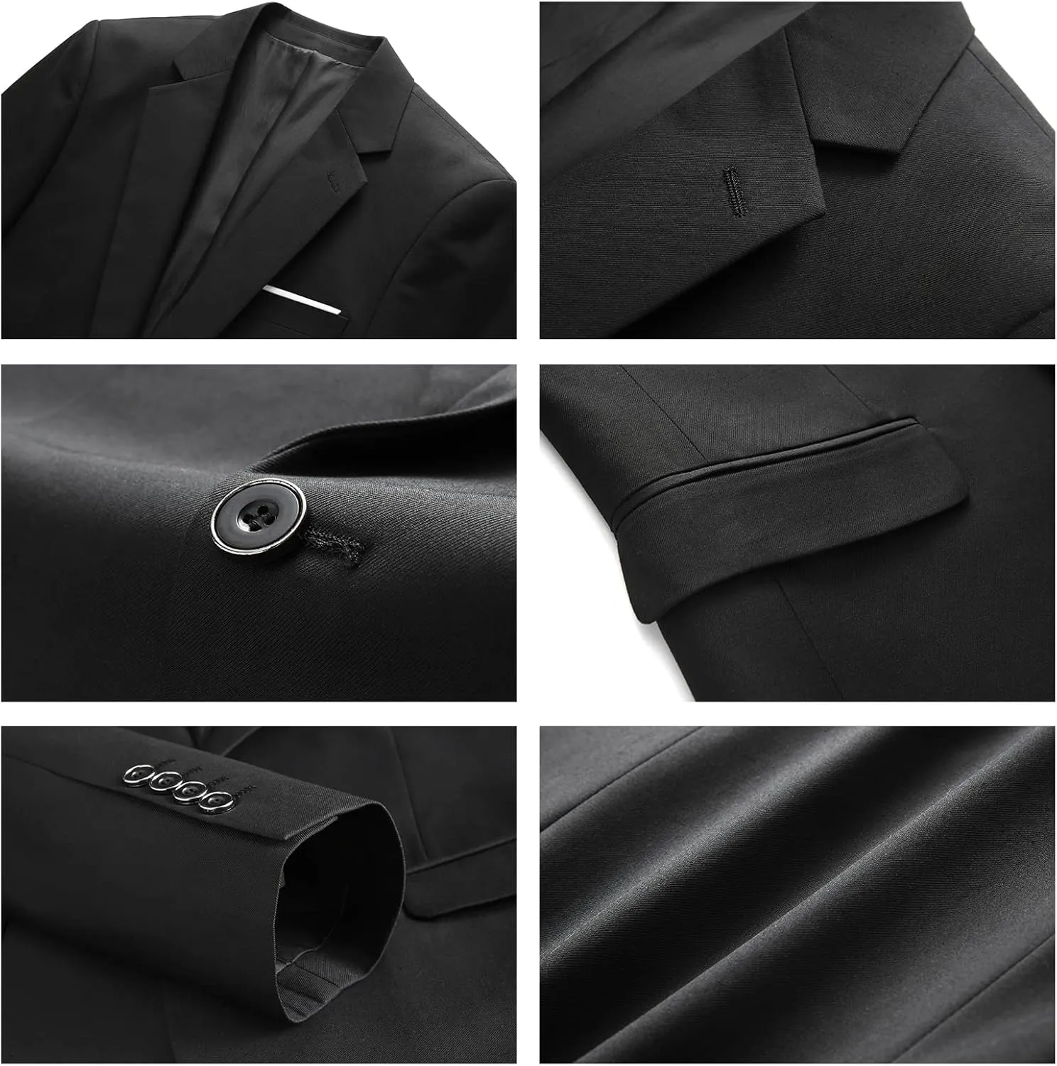 Men's Suit Blazer Jacket Slim Fit Casual One Button Lightweight Sport Coats Formal Dress Daily Business Suit Jacket