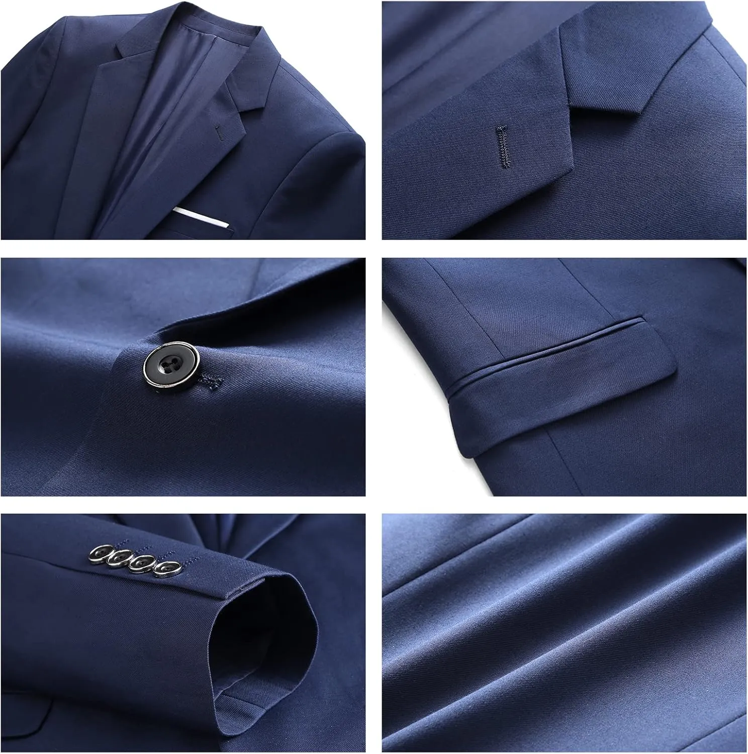 Men's Suit Blazer Jacket Slim Fit Casual One Button Lightweight Sport Coats Formal Dress Daily Business Suit Jacket