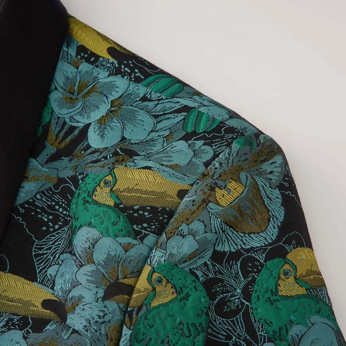 Men's Vintage Jacquard Suit Jacket Blazer Blazers Prom, Banquet, Dinner, Wedding, Prom, Party
