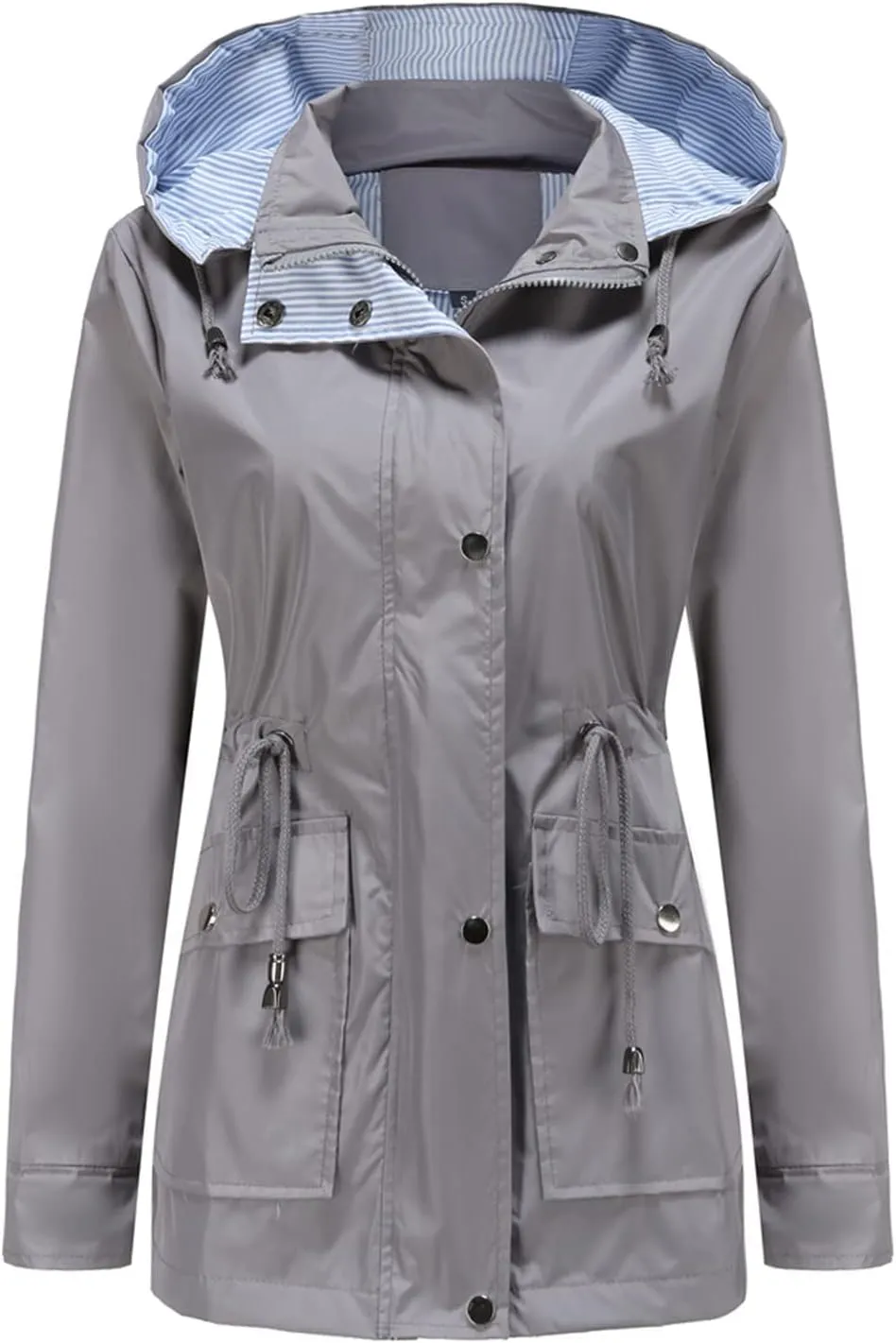 MODFUL Womens lightweight Jackets Waterproof Rain Jacket Windbreaker Outdoor Trench Coats With Hood