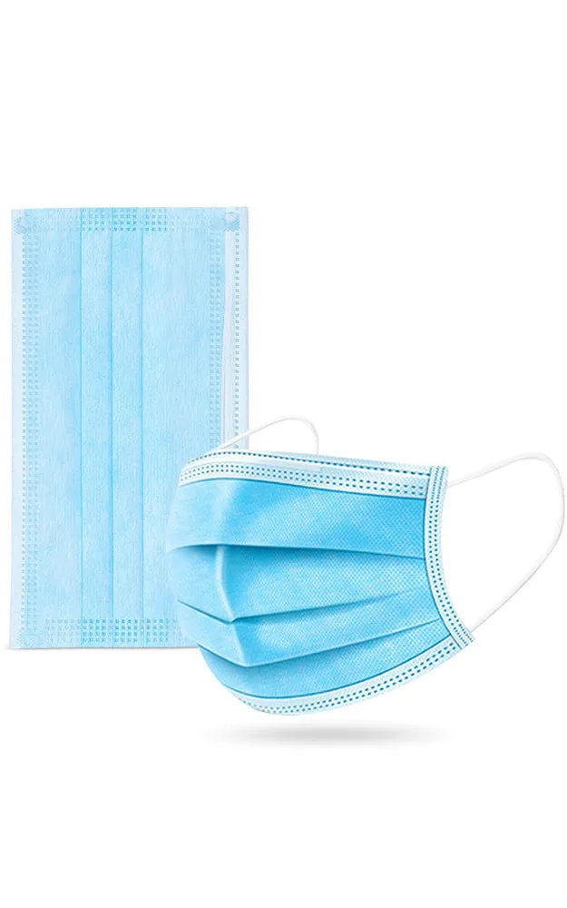 MSK03 Blue 3 Layers Protection Face Mask (50PCS /1PACK)