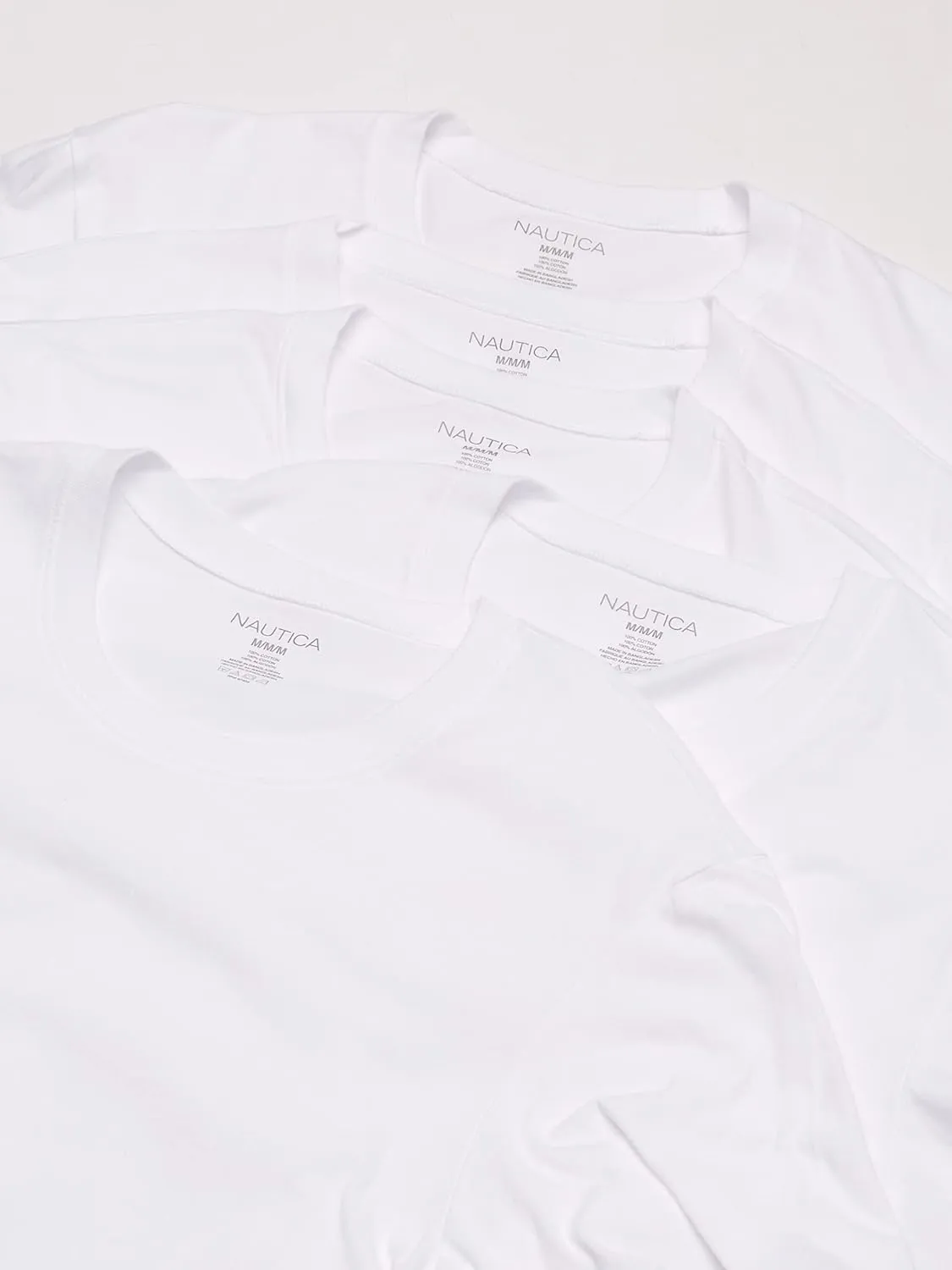 Nautica Men's Cotton Crew Neck Polo-Shirts-Multi Packs