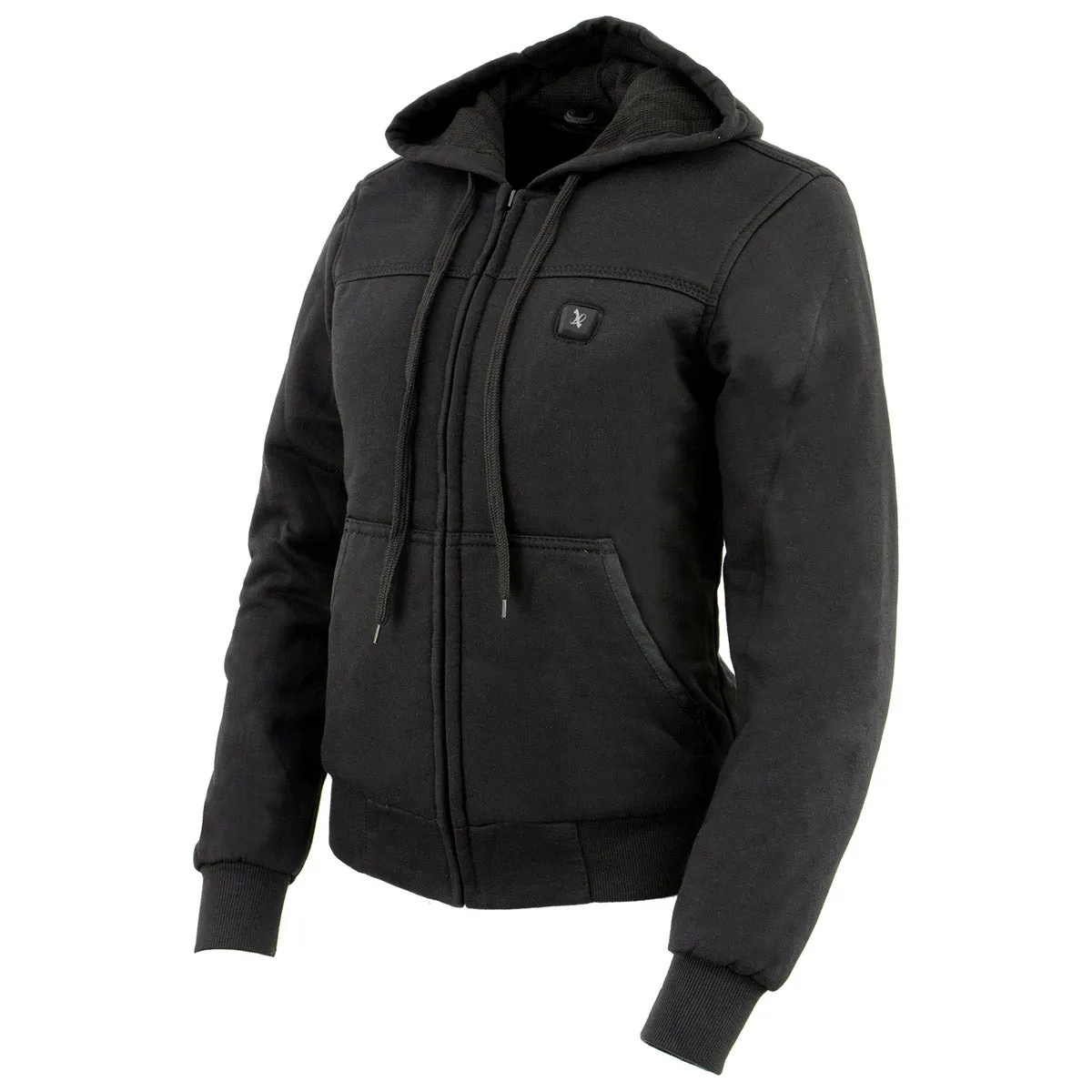 Nexgen Heat NXL2713SET Women 'Heated' Front Zipper Black Hoodie Jacket