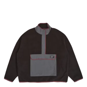 Polar Fleece Mock Neck Black