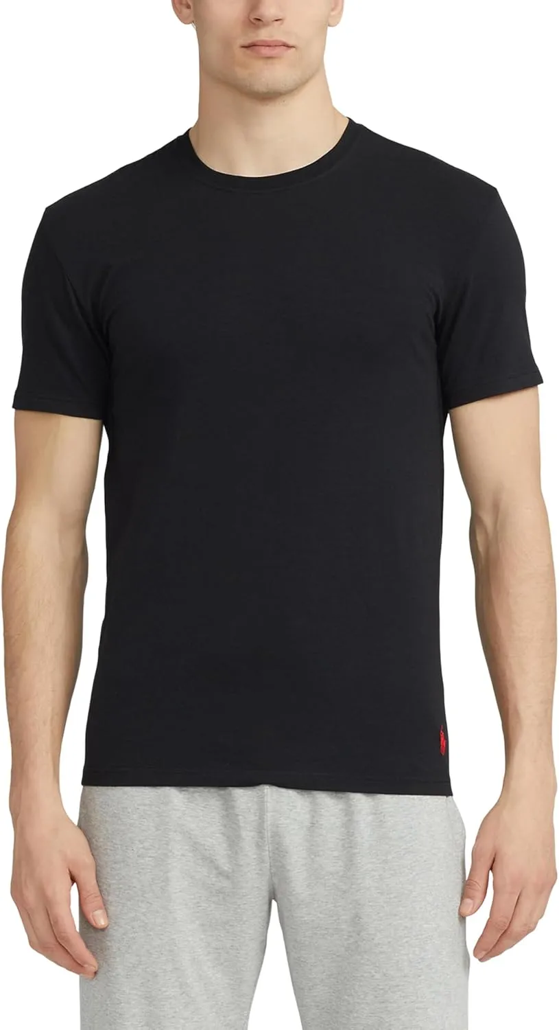 POLO RALPH LAUREN Men's 4d Flex Cooling Ventilation Cotton Modal Crew Undershirts