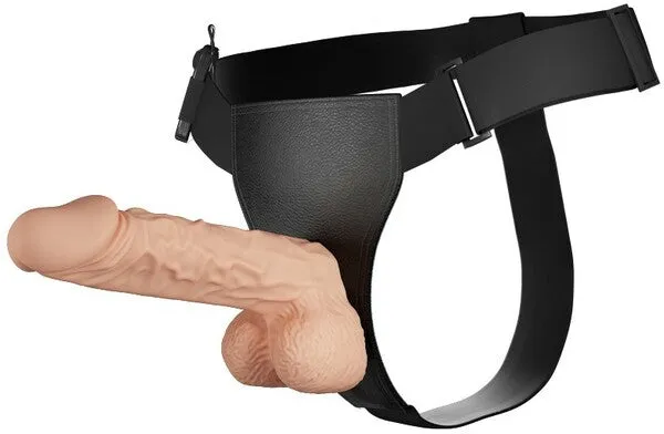 Pretty Love Ultra Passionate Strap-On Harness Realistic Dildo For Her Multi-Speed Vibration