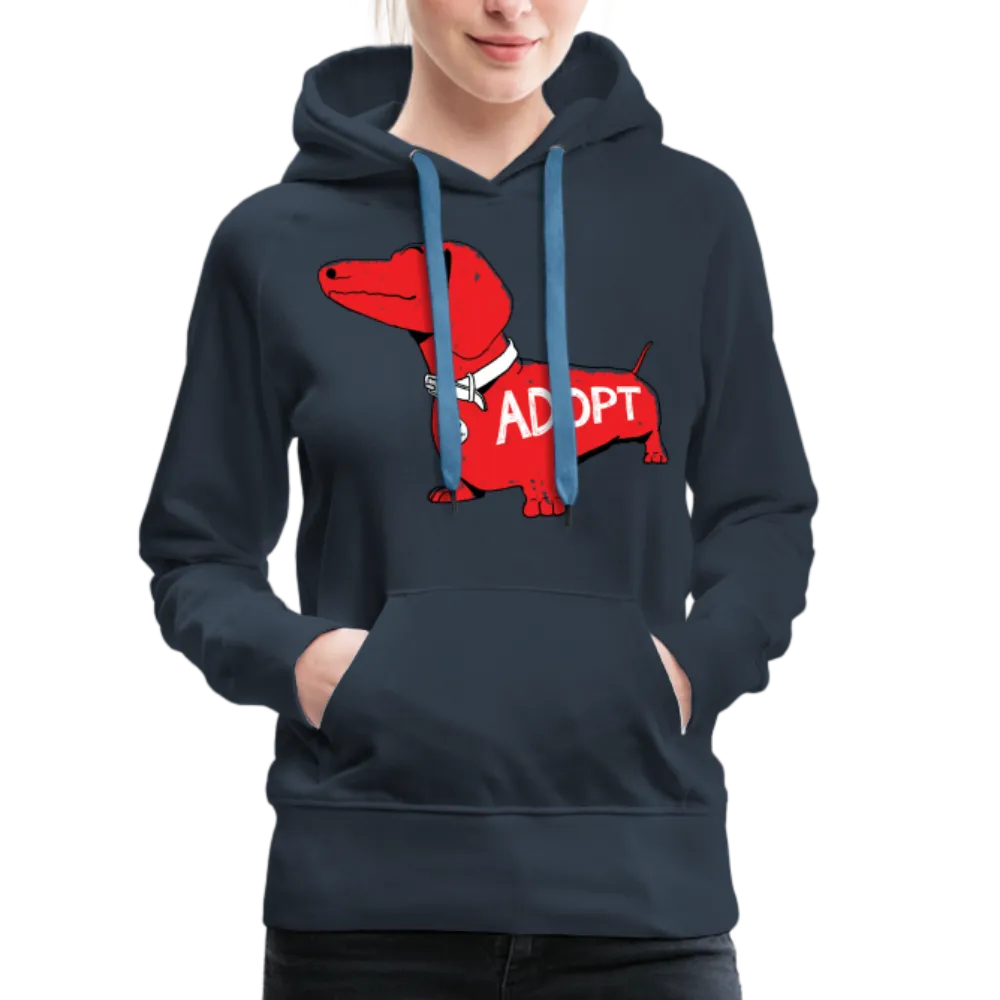 "Big Red Dog" Contoured Premium Hoodie