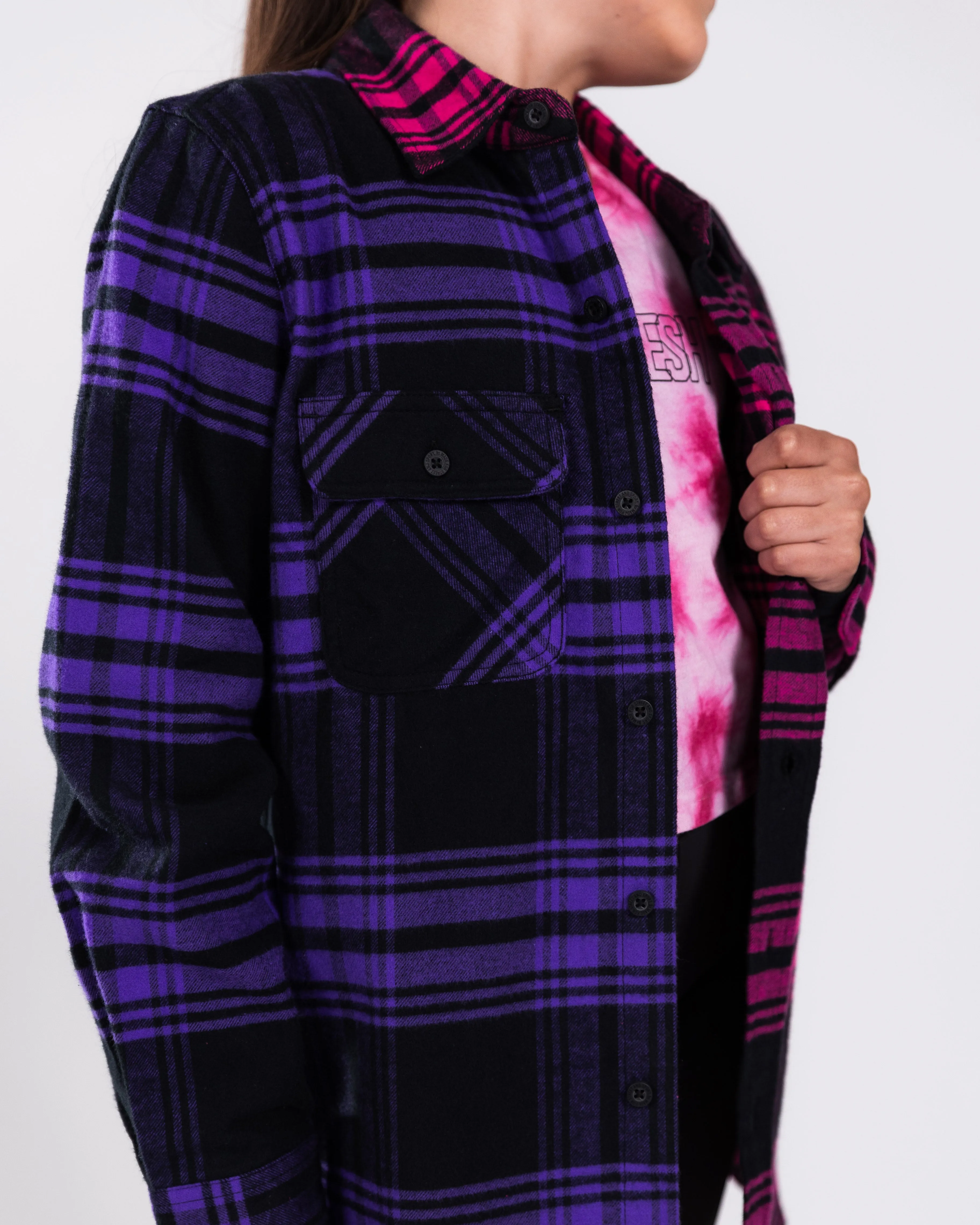 Radioactive Plaid Flannel