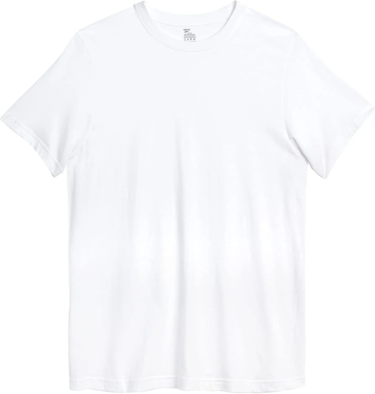 Reebok Mens Undershirt  5 Pack Soft Breathable Mens T-Shirts - Basic Cotton V-Neck and Crewneck Undershirts for Men (S-XL)