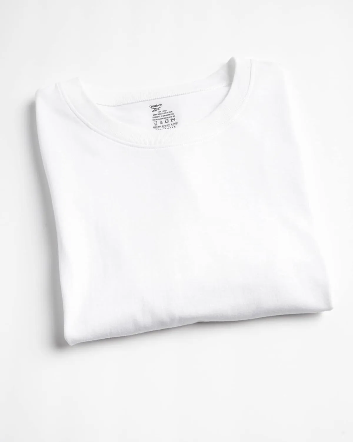 Reebok Mens Undershirt  5 Pack Soft Breathable Mens T-Shirts - Basic Cotton V-Neck and Crewneck Undershirts for Men (S-XL)