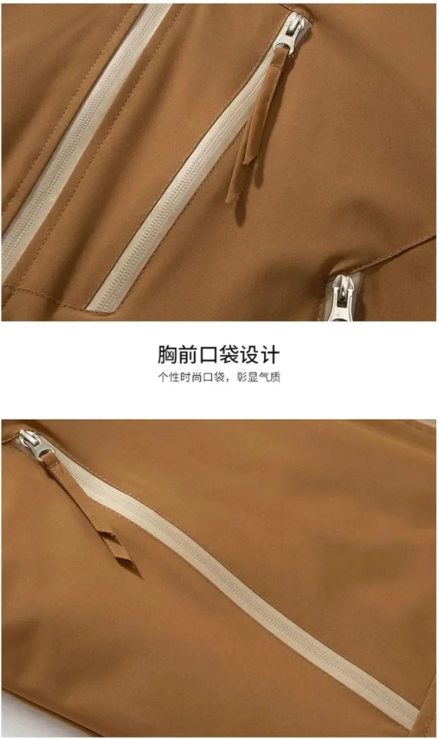 REHJJDFD Men Padded Jacket Cotton Thermal Thick Zipper Parkas Male Casual Outwear Hoodies Coats