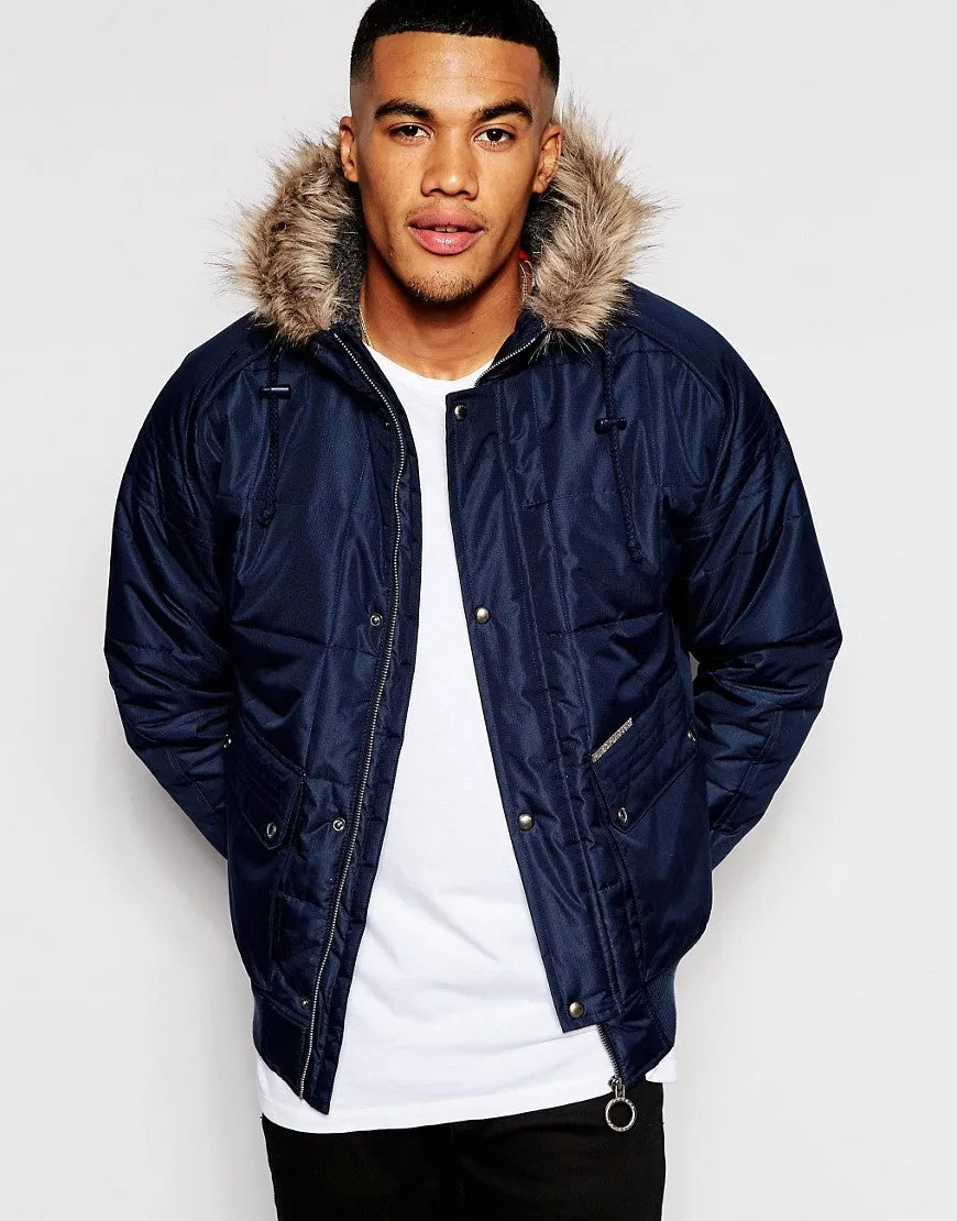 Ringspun Cropped Max Jacket with Hood