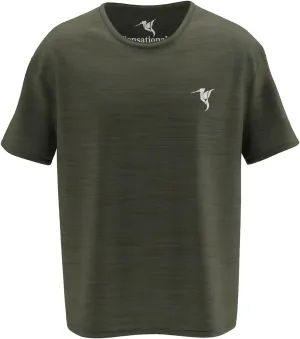 Sensational Men's Quick Dry Short Sleeve T-Shirt, Athletic Fit, Moisture Wicking