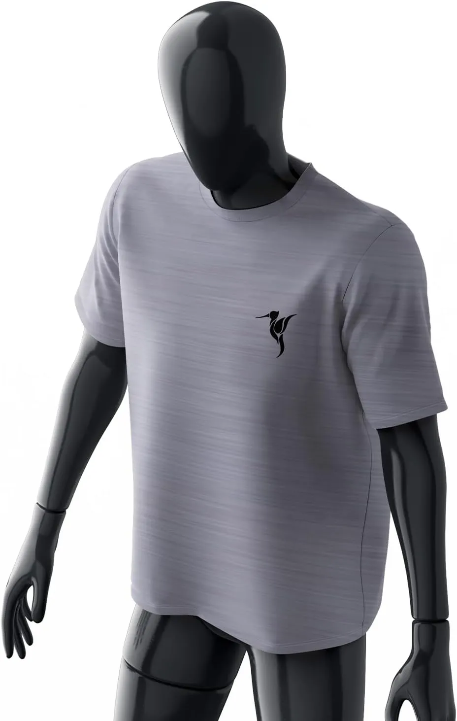 Sensational Men's Quick Dry Short Sleeve T-Shirt, Athletic Fit, Moisture Wicking