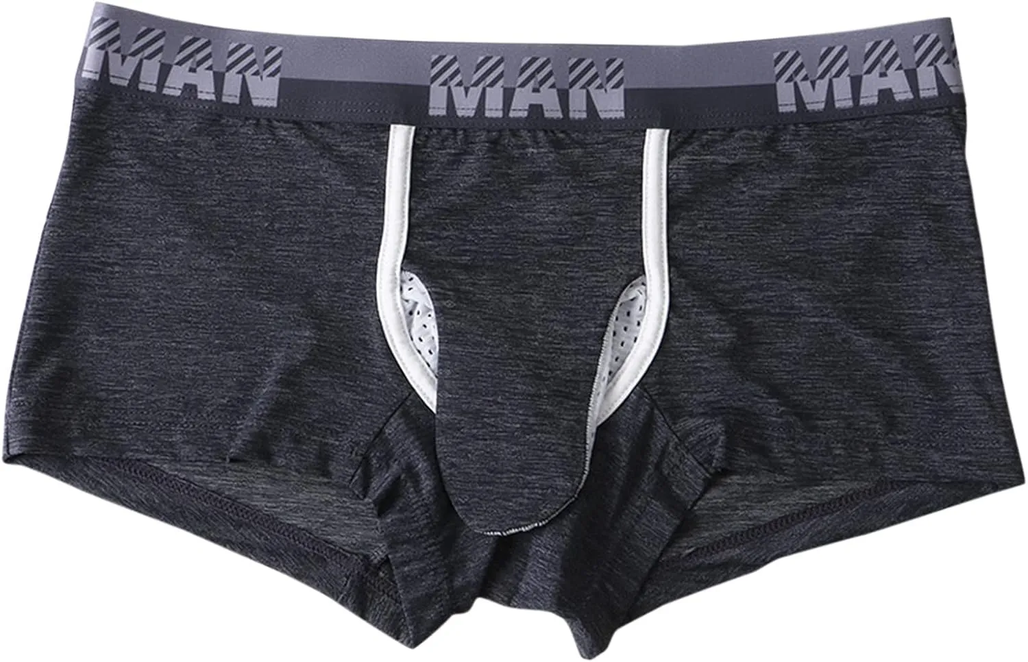 Sport Soft Performance Boxer Briefs Men's Athletic Support Underwear Low Waist Underwear Male No Ride Up Boxer Brief