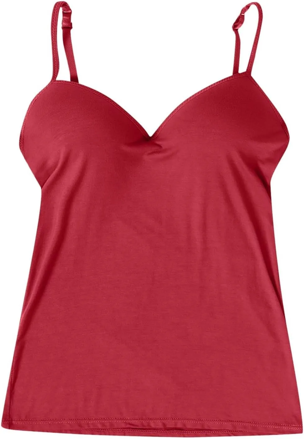 Tank Tops with Built in Bras for Women 2025 Camisole Shelf Bras Racerback Undershirts Summer Workout Padded Cami Tube Tops