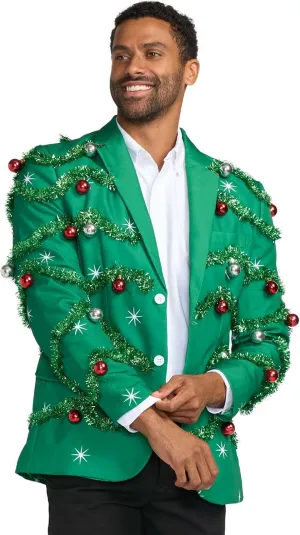 Tipsy Elves Men's Colorful Allover Sequin Blazers - Shiny Holiday New Years Ever Jackets