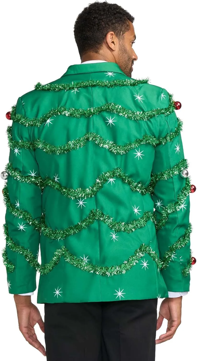 Tipsy Elves Men's Colorful Allover Sequin Blazers - Shiny Holiday New Years Ever Jackets