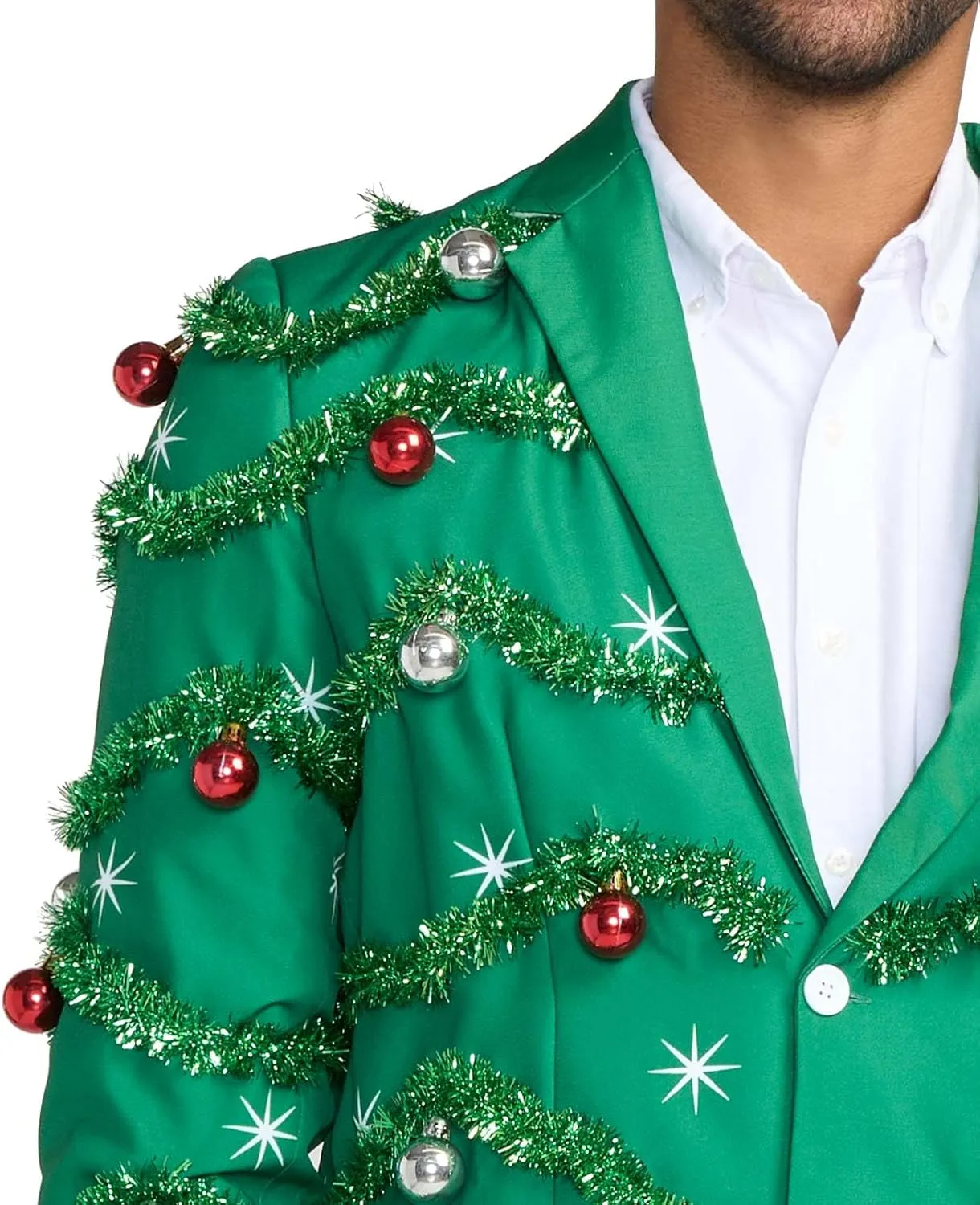 Tipsy Elves Men's Colorful Allover Sequin Blazers - Shiny Holiday New Years Ever Jackets