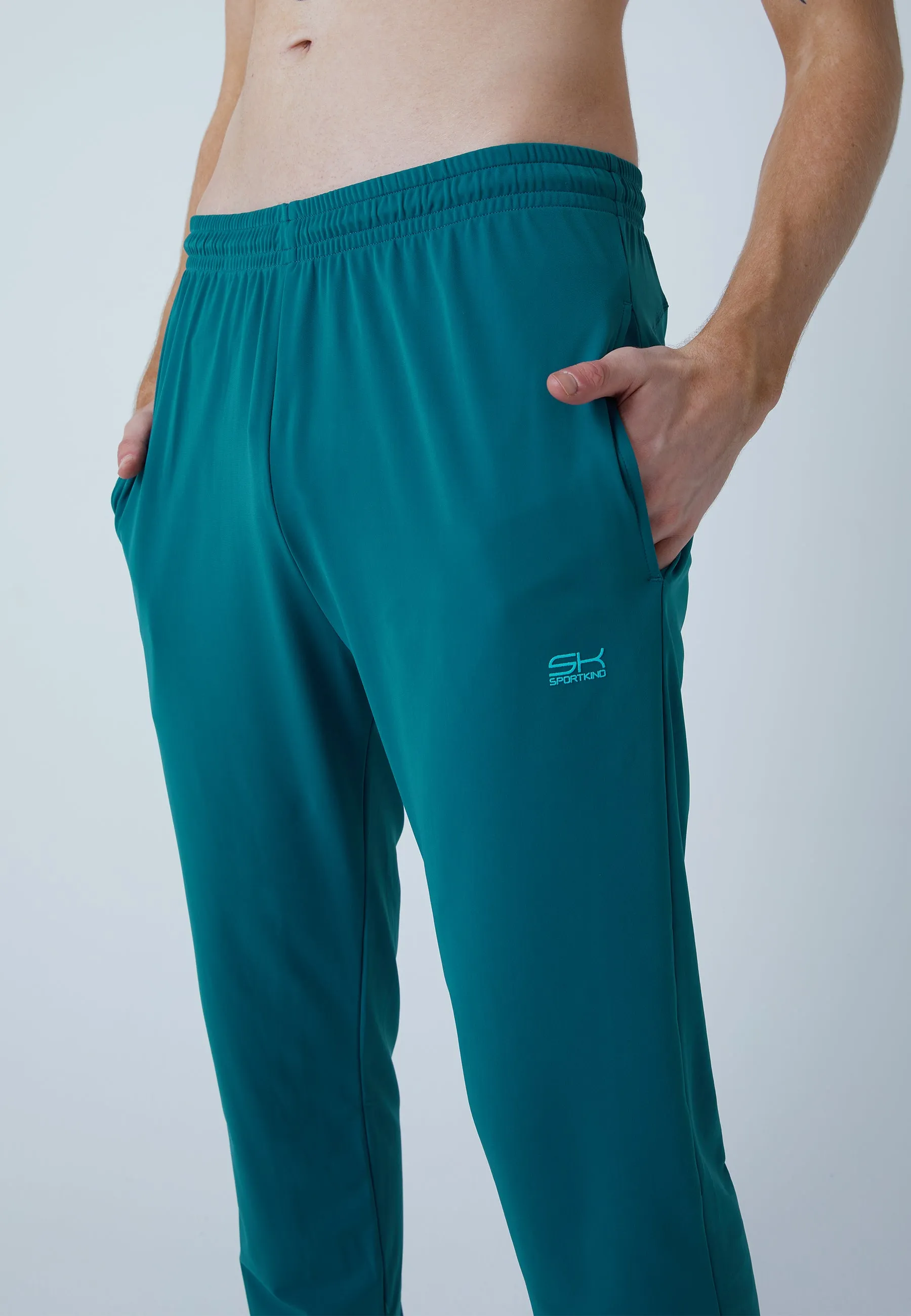 Tracksuit bottoms narrow, dark teal