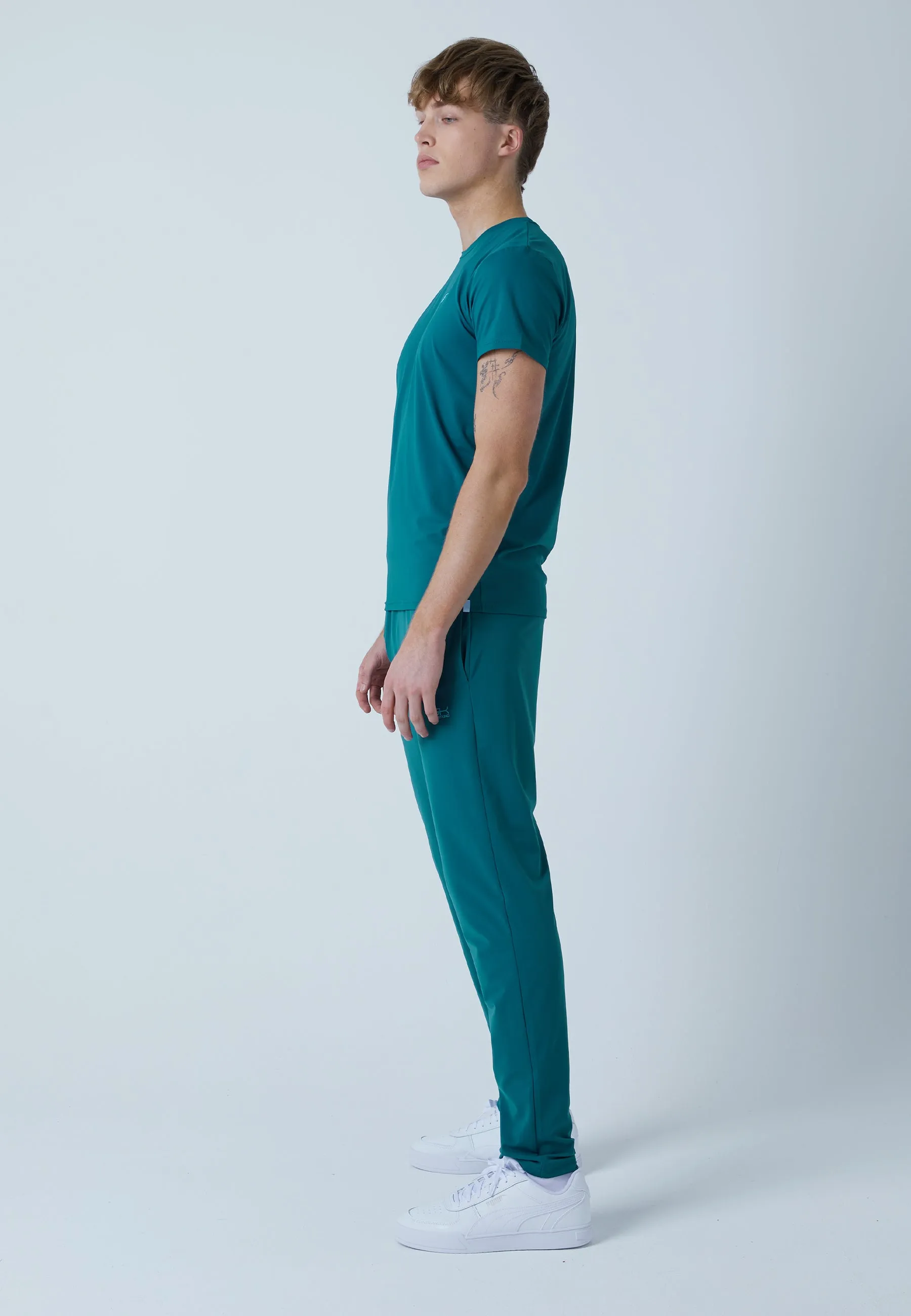 Tracksuit bottoms narrow, dark teal