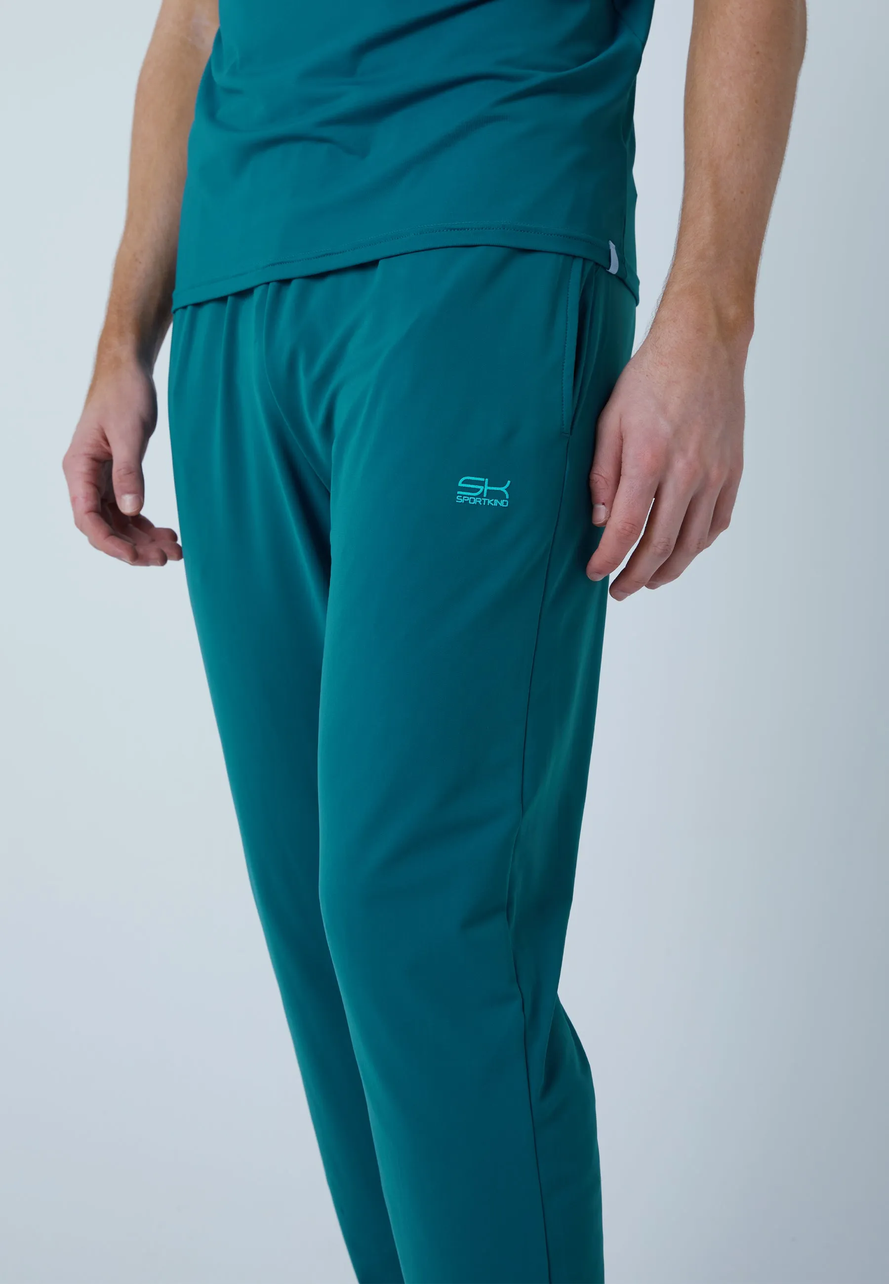 Tracksuit bottoms narrow, dark teal