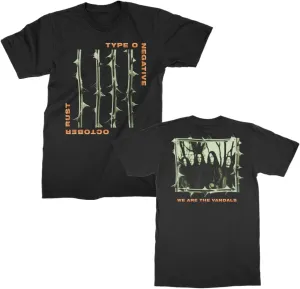 Type O Negative Front & Back Print Mens Black Short Sleeve T Shirt Vintage Style Graphic Tees