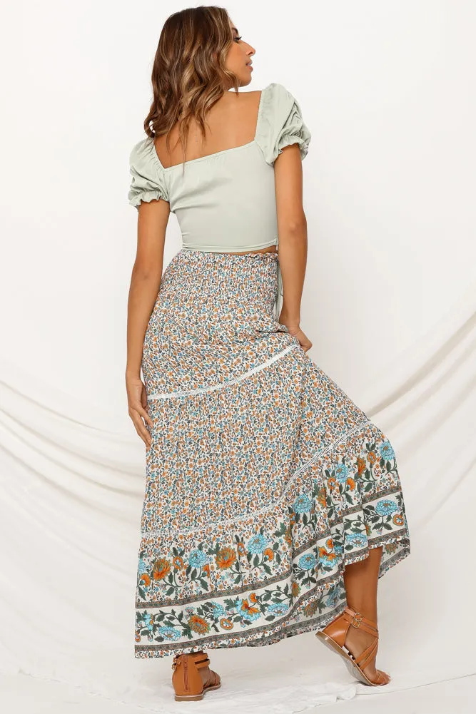 Violet Crop Top Mint