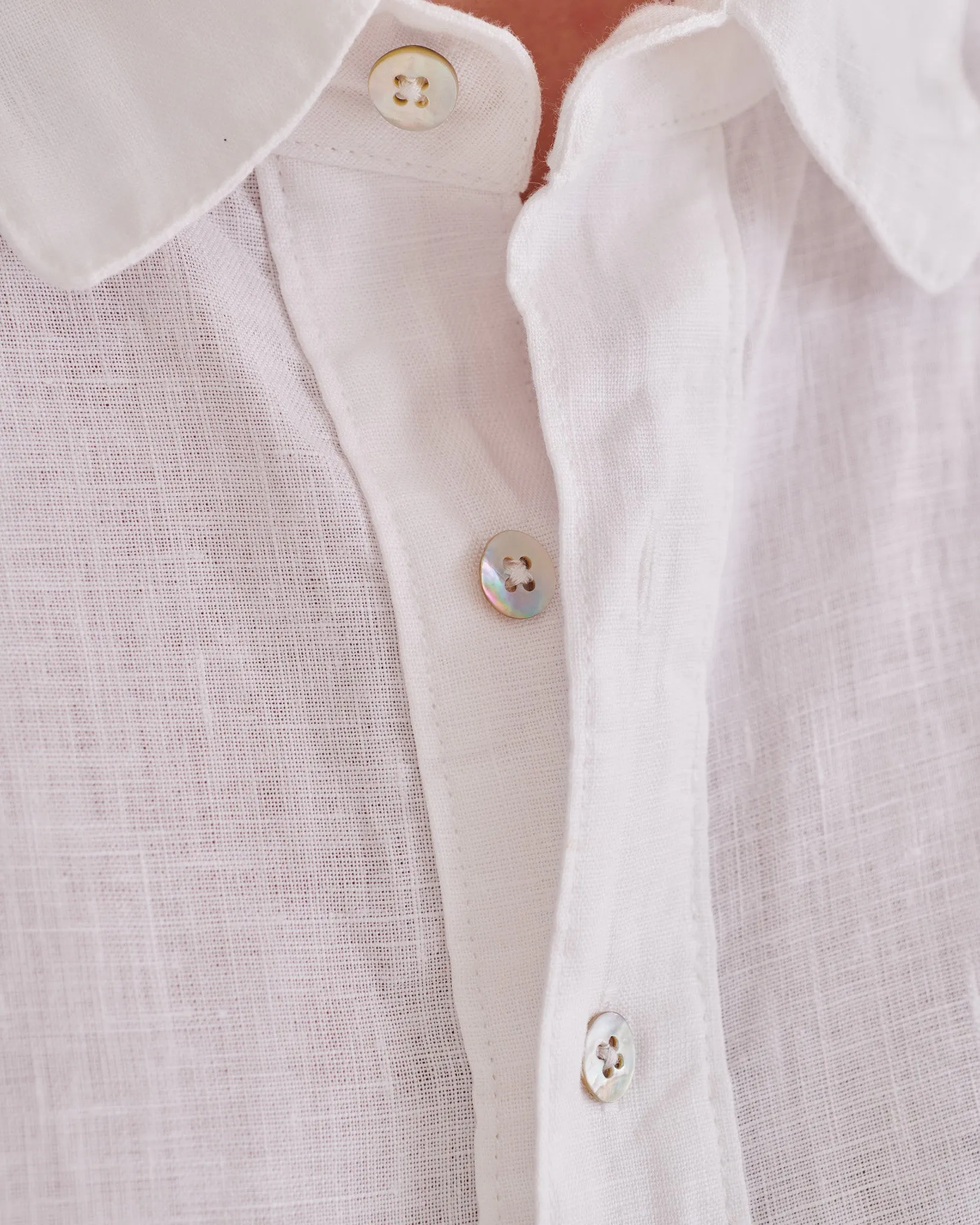 White Hemp Adventure Shirt