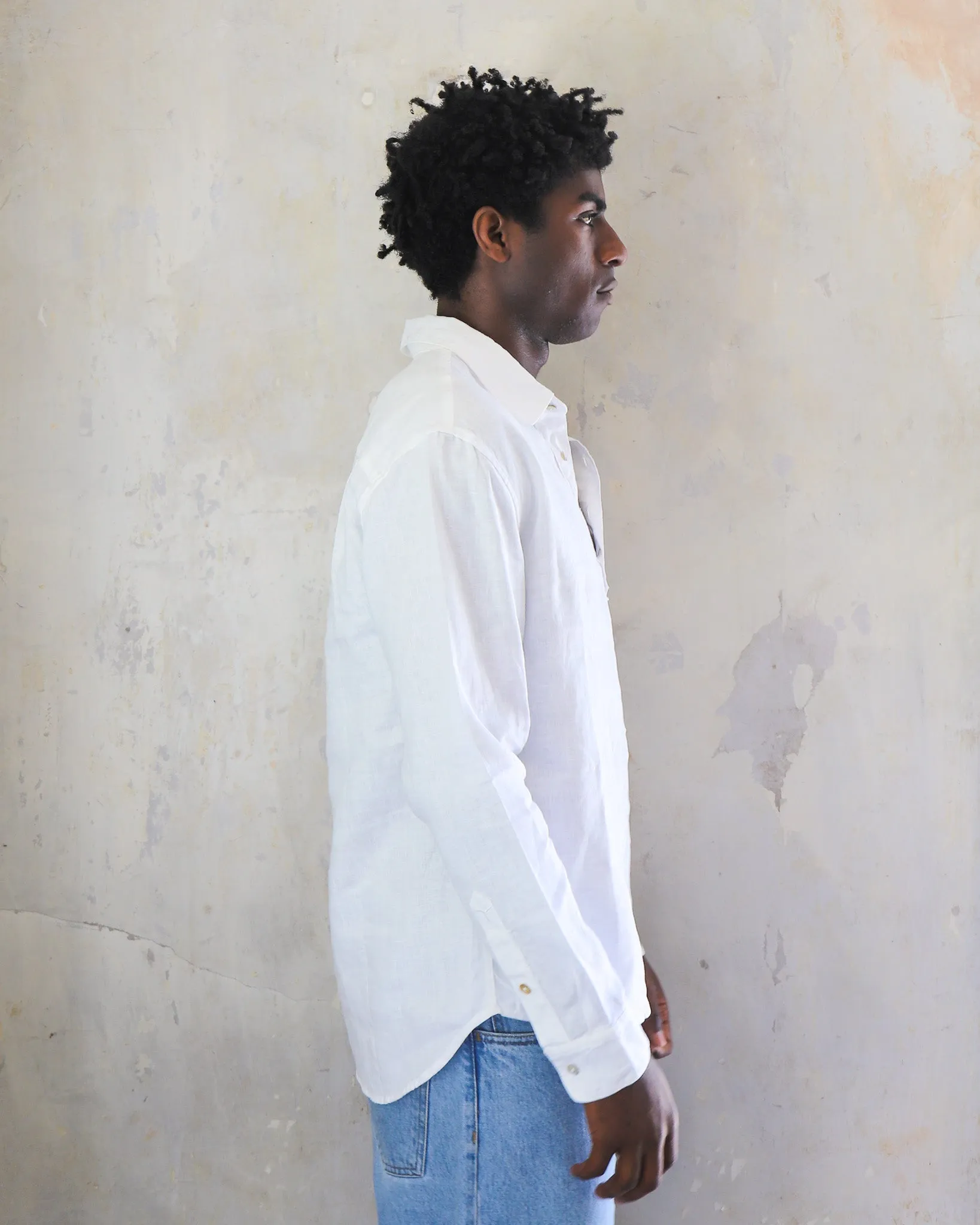 White Hemp Adventure Shirt