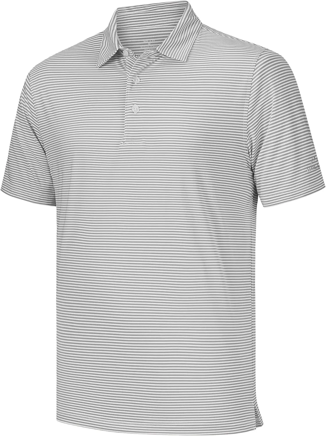 Willit Men's Golf Polo Shirts Short Sleeve Striped Performance Moisture Wicking