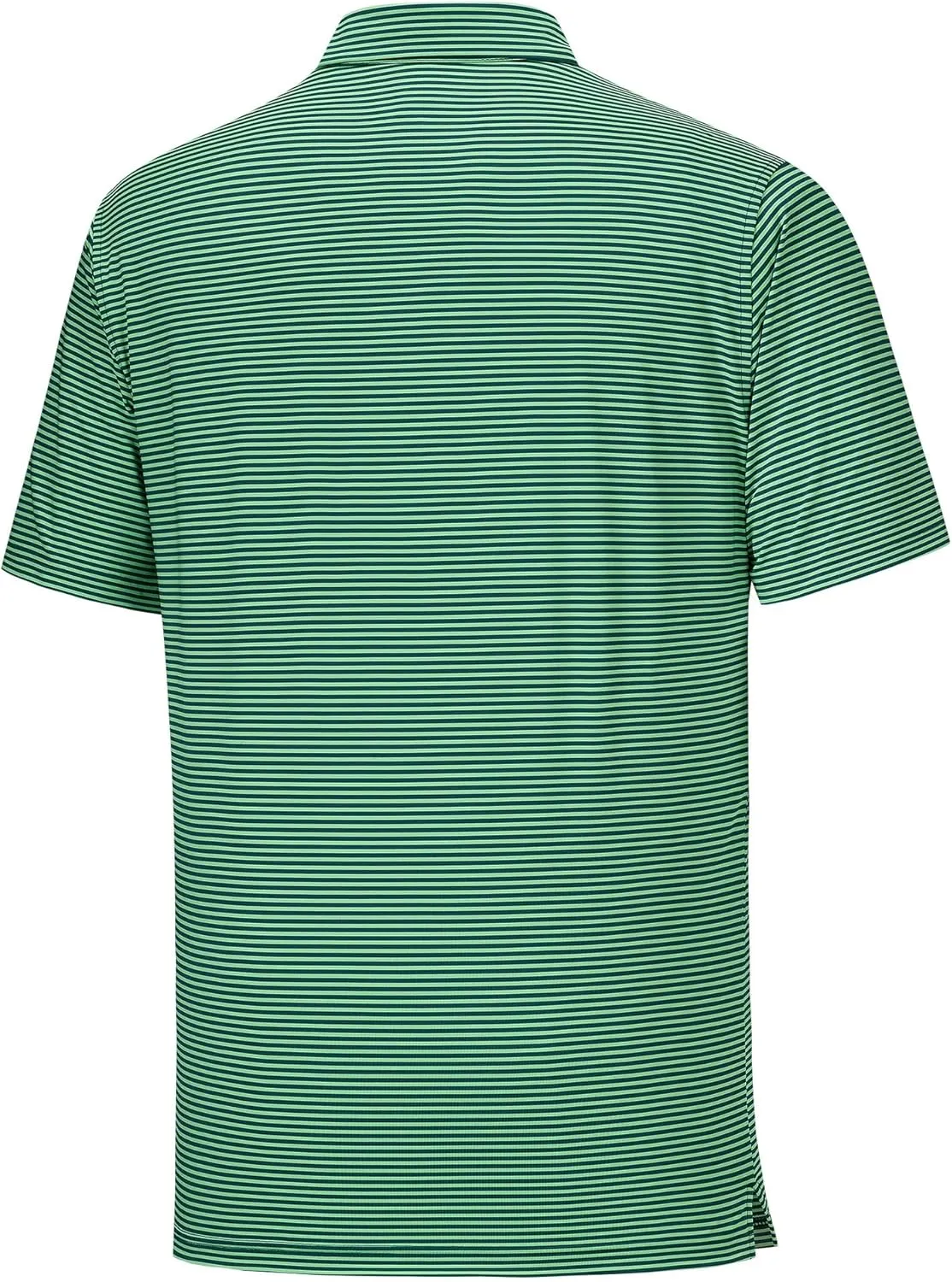 Willit Men's Golf Polo Shirts Short Sleeve Striped Performance Moisture Wicking