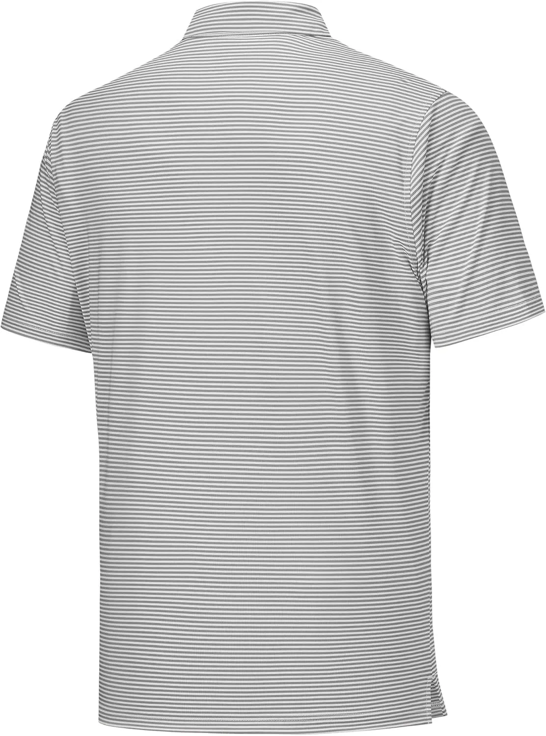 Willit Men's Golf Polo Shirts Short Sleeve Striped Performance Moisture Wicking