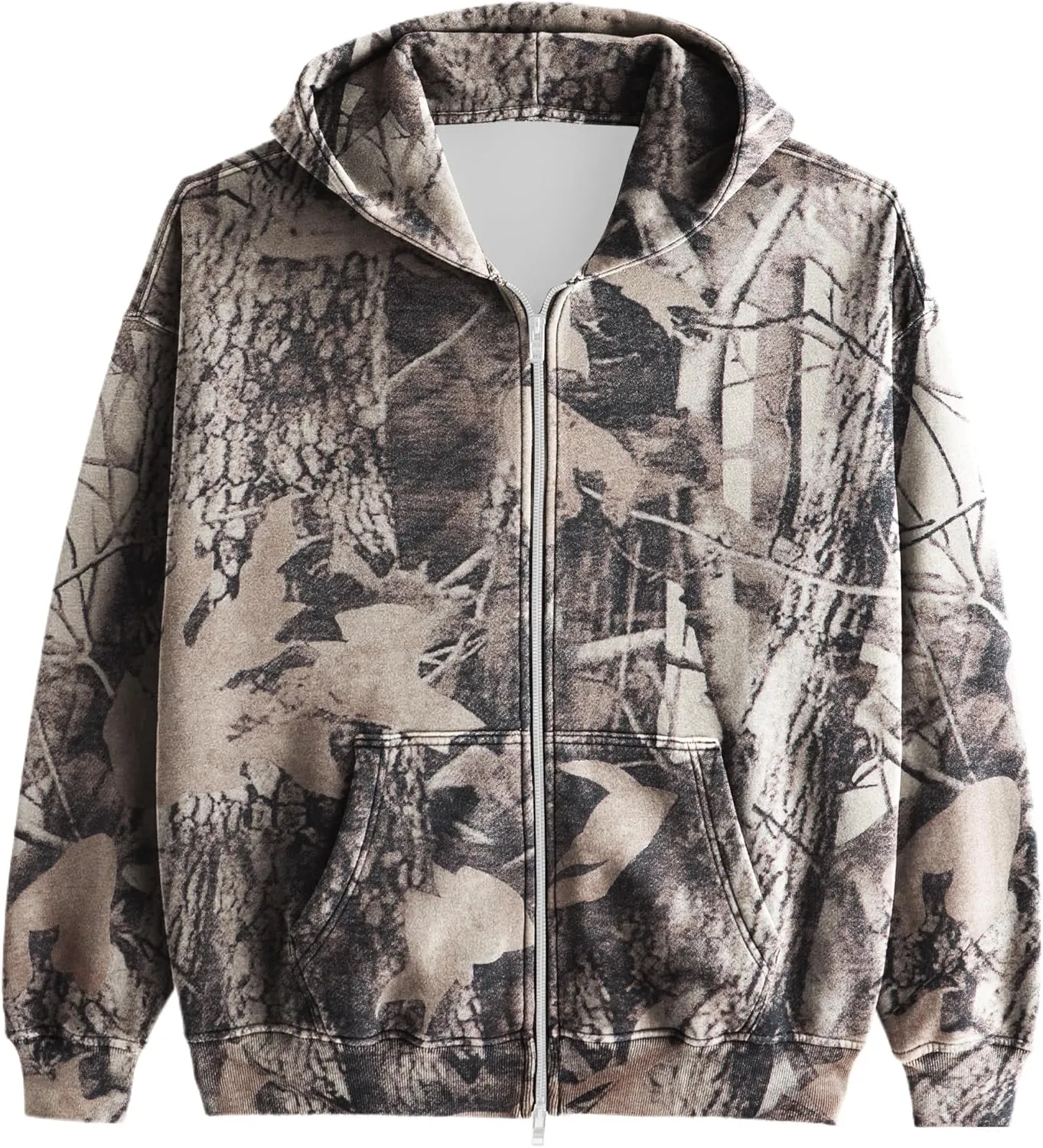Women Camo Zip Up Hoodies Oversized Hooded Sweatshirt Pullover Long Sleeve Fleece Sweater Fall Winter Outfits