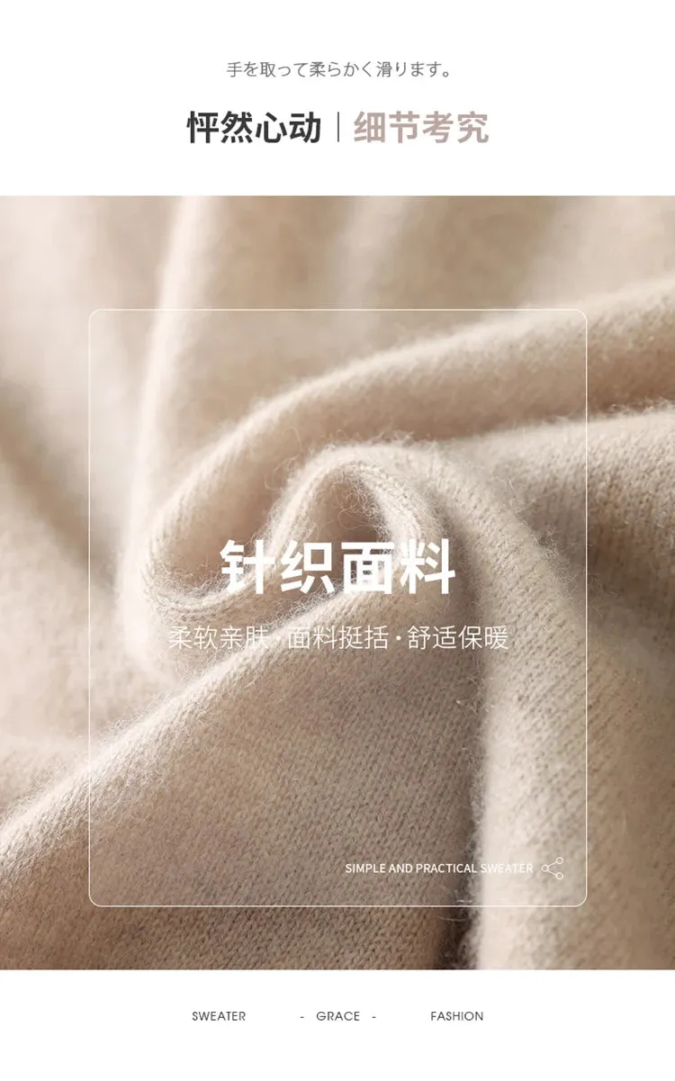 Women Sweater Long Sleeve Knitwear Warm Autumn Winter Bottoming Shirt Slim Fit Pullovers Fashion Korean Jumpers Pull Sweates