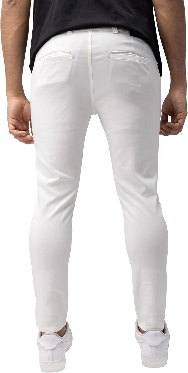 X RAY Stretch Slim Fit Golf Pants Men with Pockets - Tapered Lightweight Mens Golf Pants (Available in 30-38),